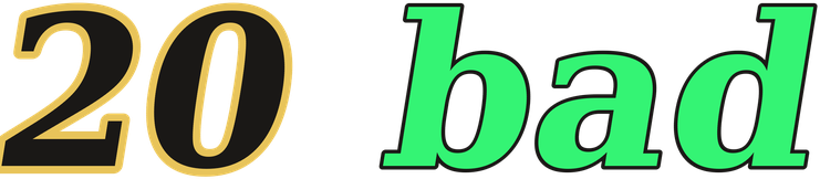 20 bad logo